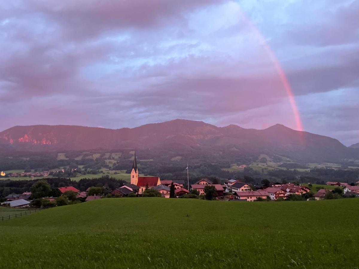 Ferienwohnung Hochriesblick Samerberg Buitenkant foto